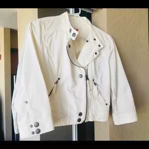 White fashion jacket